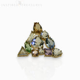 Crystal Gems Large - Brooch